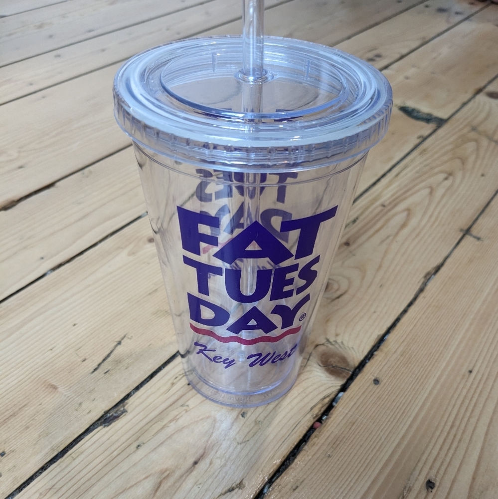 Fat Tuesday Key West Plastic Reusable Drink Mugg